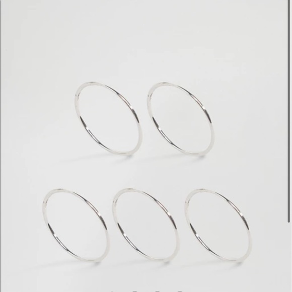 Kitsch Sterling Silver Stackable Rings NWT - Picture 2 of 6